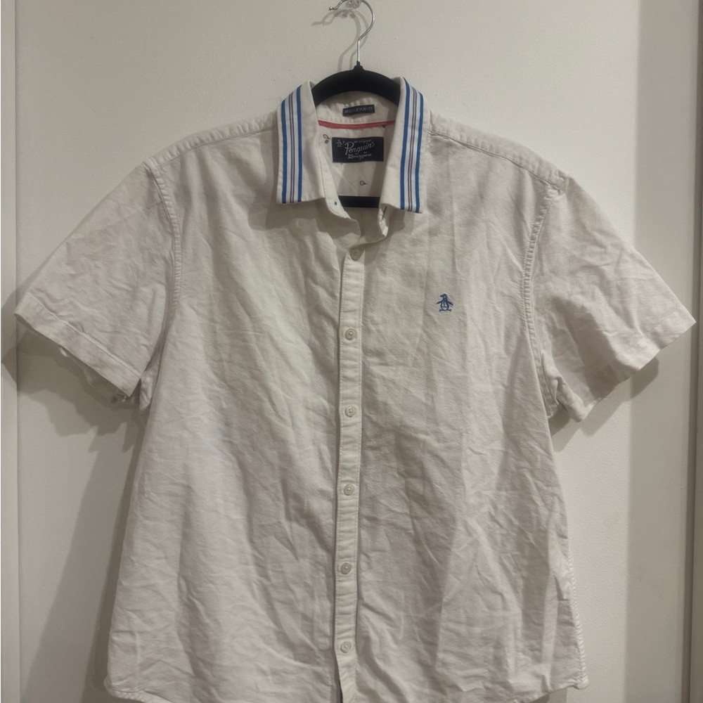 Penguin by Munsingwear men’s sz XL button up short sleeved shirt